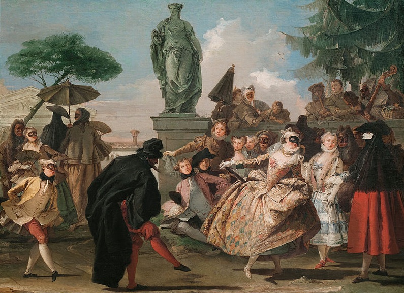 The Minuet by Giandomenico Tiepolo