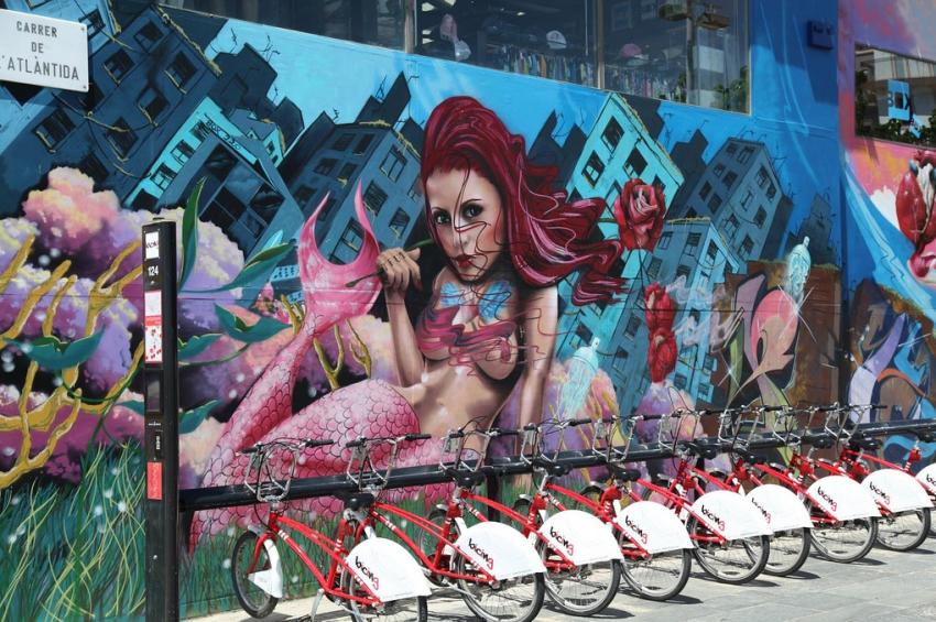 Bikes and street art