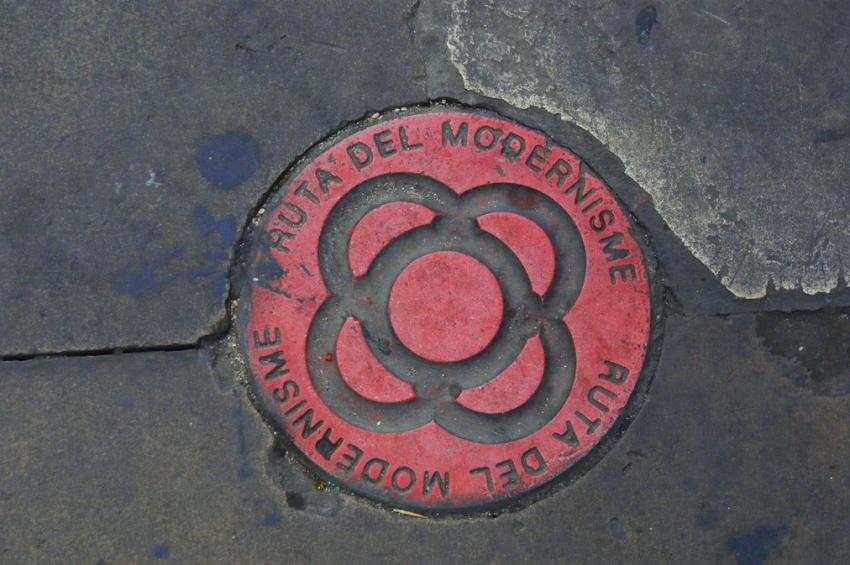 Symbol of the Ruta de Modernisme