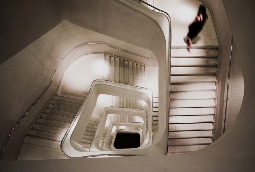 Stair inside the CaixaForum