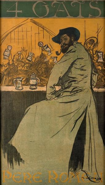 Pere Romeu, by Ramon Casas Pere Romeu, by Ramon Casas