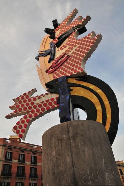 Roy Lichtenstein's Face of Barcelona
