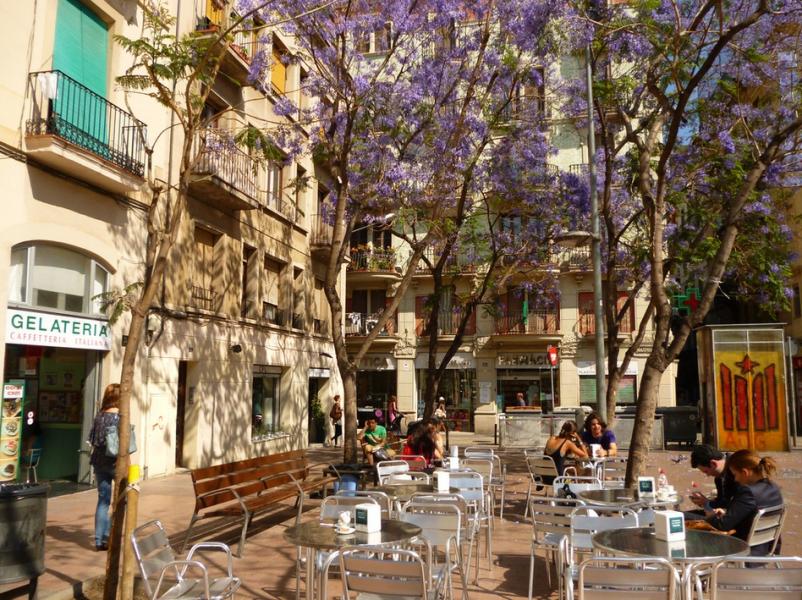 Terraces in Gràcia