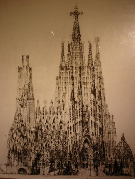 Gaudí's sketch that survived the Anarchists Gaudí's sketch that survived the Anarchists