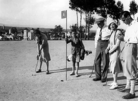 Madronita Andreu-Klein on the golf course