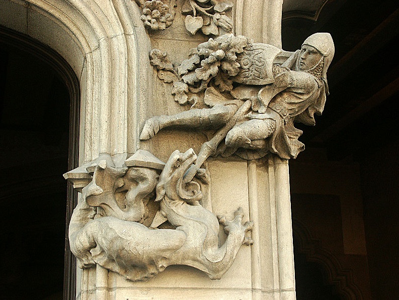 Arnau's St George, on Casa Amatller