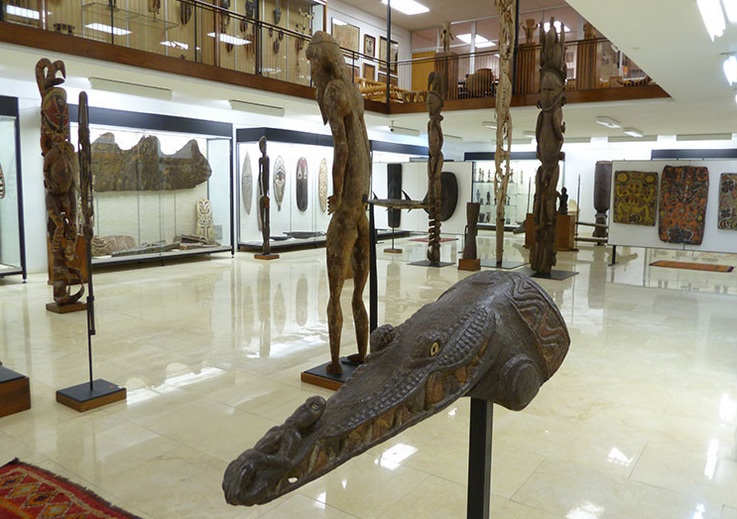 Inside the museum