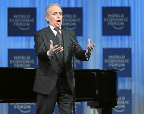 Josep Carreras at the World Economic Forum