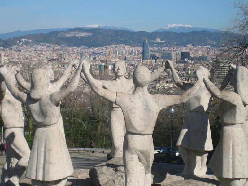 Monument to the Sardana on Montjüic