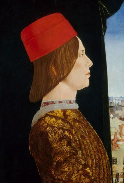 Giovanni II Bentivoglio, by Ercole de' Roberti Giovanni II Bentivoglio, by Ercole de' Roberti