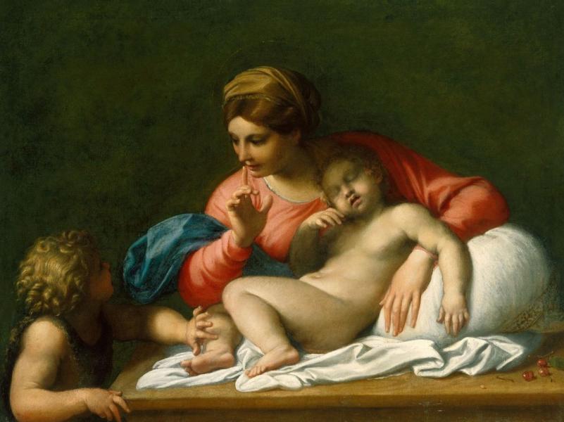 The silent Madonna, by Annibale Carracci