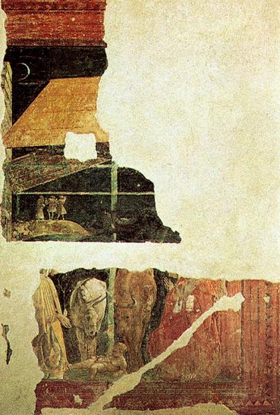 Uccello's Nativity Fresco Uccello's Nativity Fresco