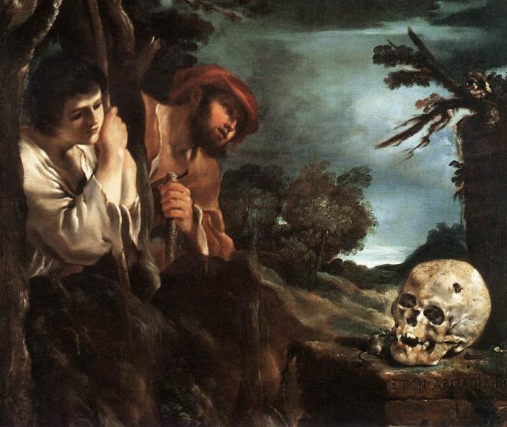 Et in Arcadia ego, by Guercino Et in Arcadia ego, by Guercino