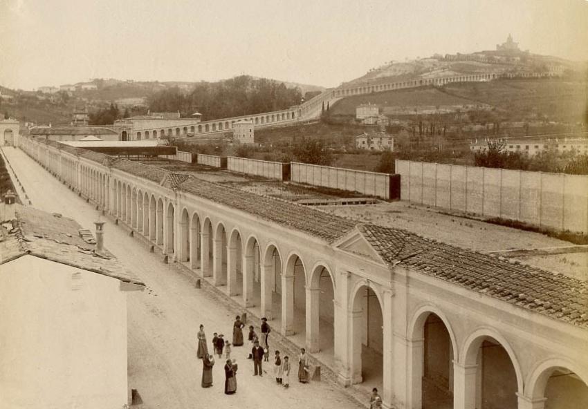 19th century photo of the porticata