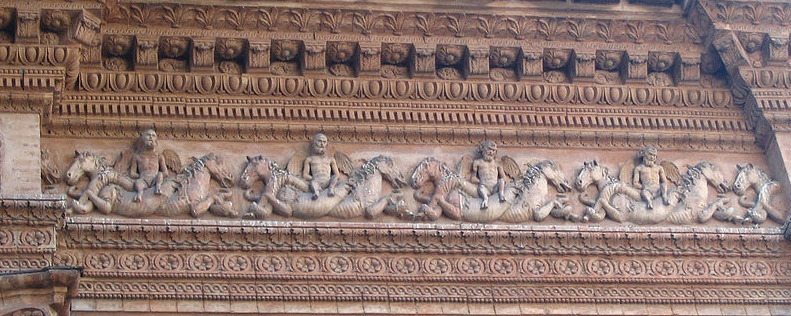 San Pietro's terracotta frieze