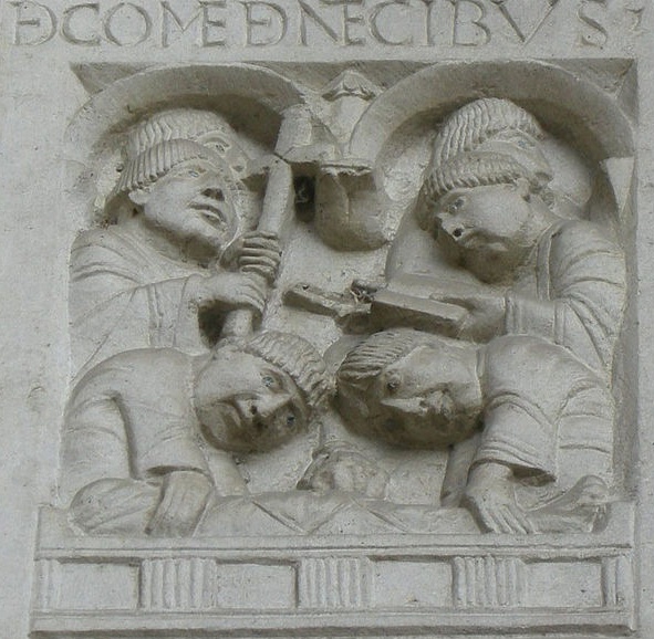 Relief on the Tomb of Adrian III Relief on the Tomb of Adrian III