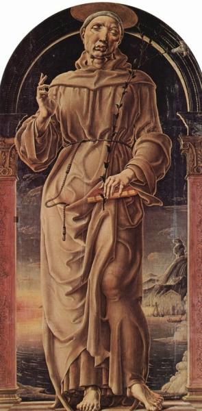St Anthony of Padua, by Tura
