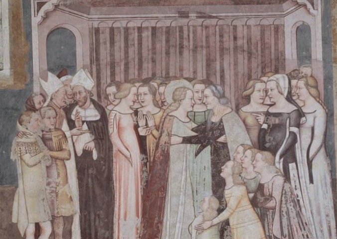 St Ursula bidding her mother farewell