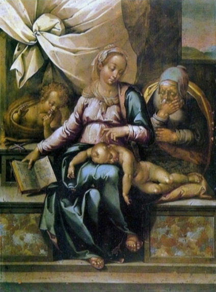 Madonna della Silenzio by Passarotti