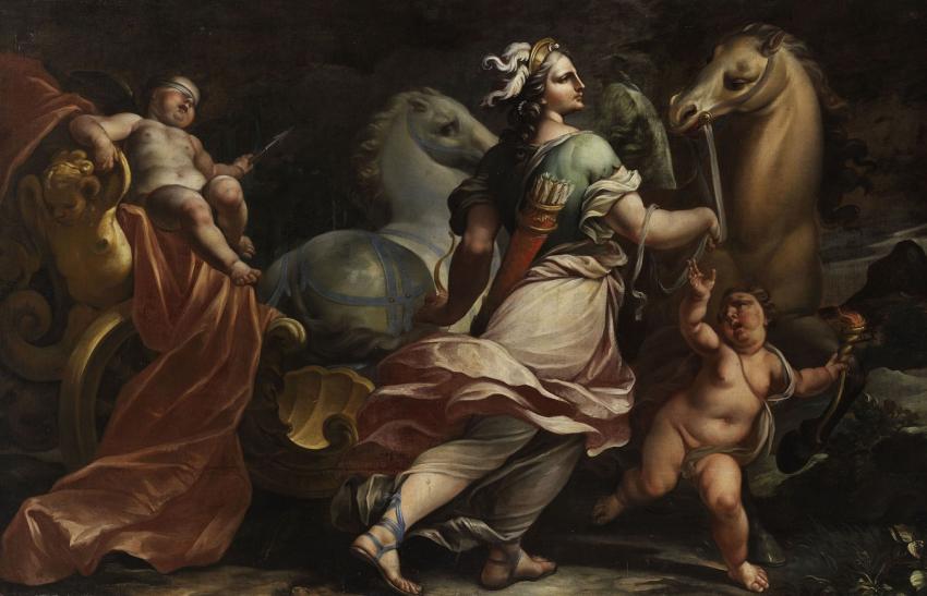 Bellona in Love, by Carlo Cignani