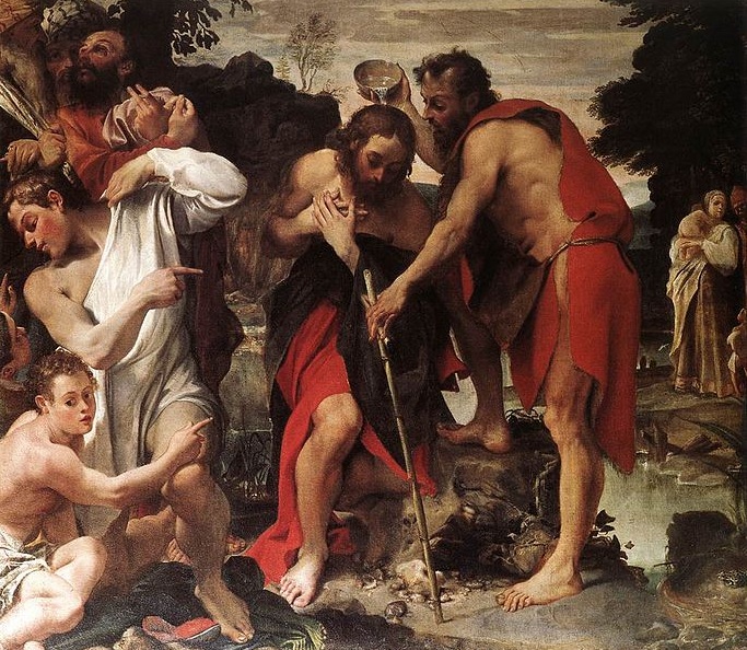 Annibale Carracci, Baptism (1584)