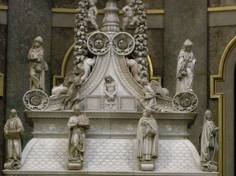 Niccolò dell’Arca's patron saints