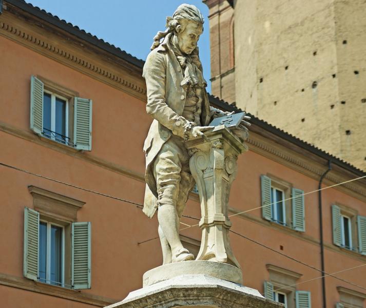 Statue of Galvani in Bologna Statue of Galvani in Bologna