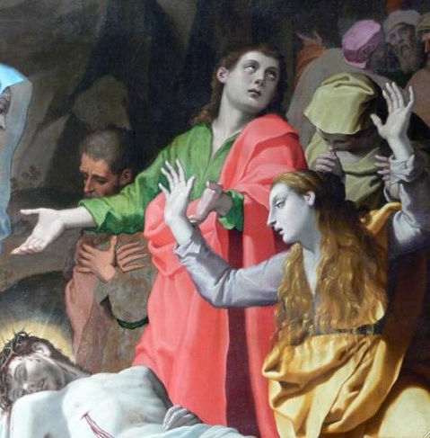 Detail of the Deposition of Christ, by Cesi Detail of the Deposition of Christ, by Cesi