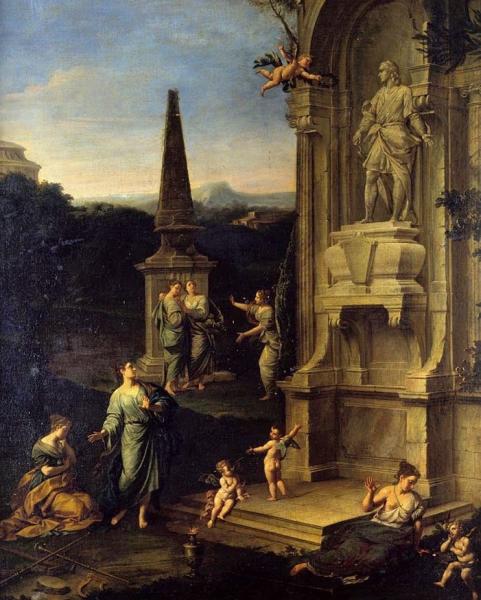 Allegorical Tomb of Joseph Addison by Creti