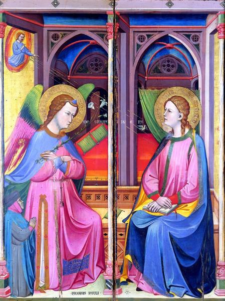 Annunciation by Jacopo di Paolo Annunciation by Jacopo di Paolo