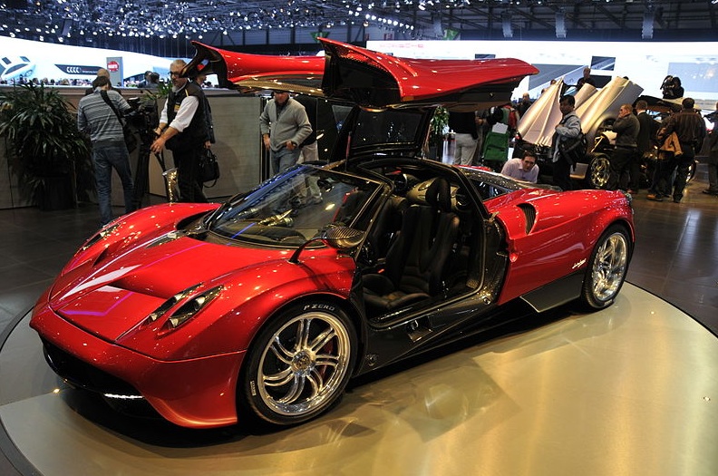 Pagani Huayra at the Geneva Motor Show, 2011 Pagani Huayra at the Geneva Motor Show, 2011