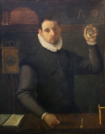 Agostino Carracci, Self portrait as a watchmaker Agostino Carracci, Self portrait as a watchmaker