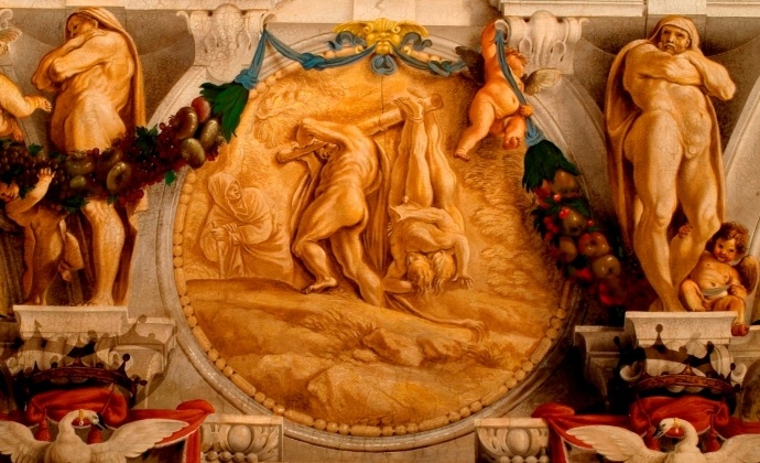 Detail of Canuti's Triumph of Hercules
