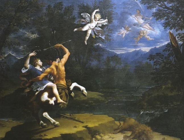 The Education of Achilles by Chiron, by Creti The Education of Achilles by Chiron, by Creti