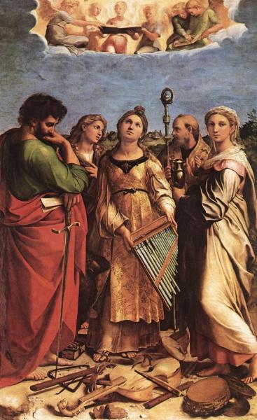 Ecstasy of Santa Cecilia, by Raphael Ecstasy of Santa Cecilia, by Raphael