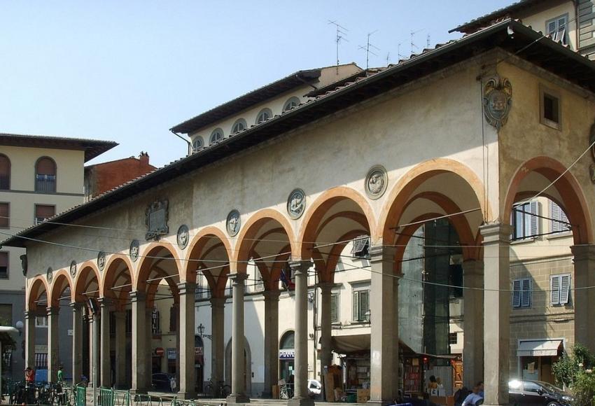 Loggia del Pesce, by Vasari Loggia del Pesce, by Vasari