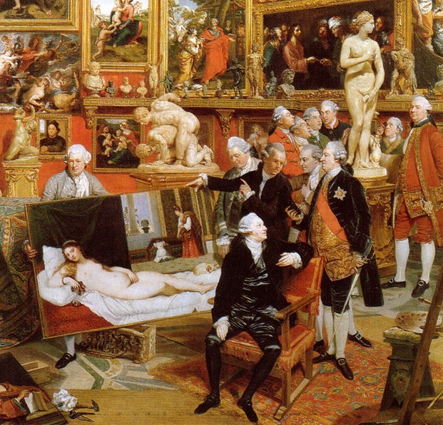 La Tribuna degli Uffizi by J. Zoffany