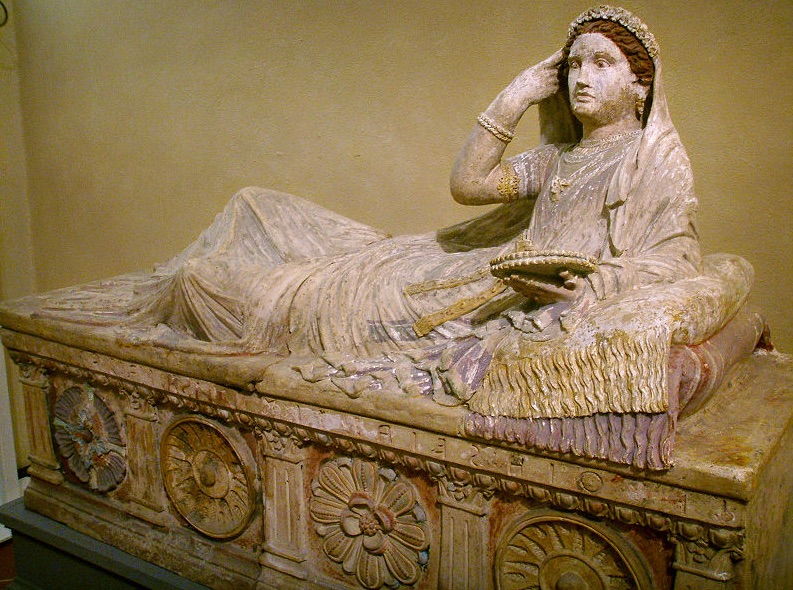 Etruscan Sarcofagus of Letitia Saeianti Etruscan Sarcofagus of Letitia Saeianti