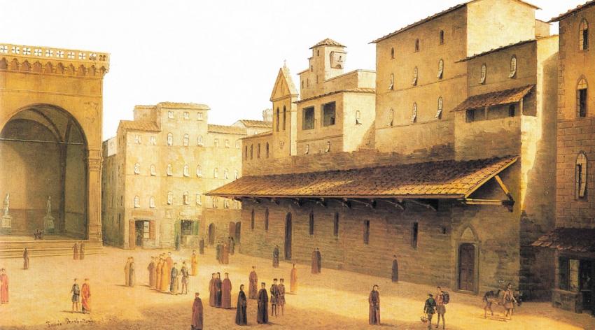 View of Ancient Florence, by Fabio Borbottoni View of Ancient Florence, by Fabio Borbottoni