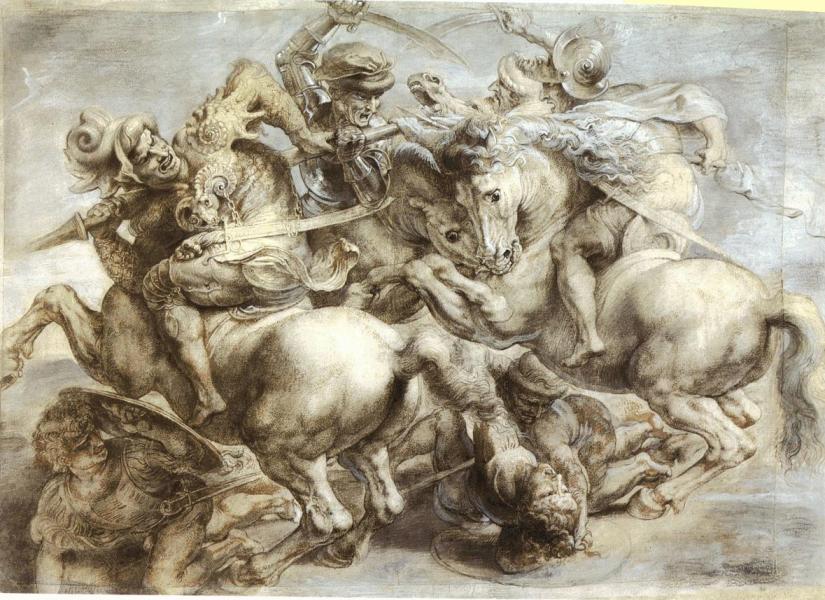 Ruben's copy of Leonardo's Battle of Anghiari Ruben's copy of Leonardo's Battle of Anghiari