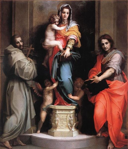 Sarto's Madonna of the Harpies, in the Uffizi Sarto's Madonna of the Harpies, in the Uffizi