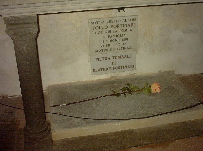 Reputed tomb stone of Beatrice
