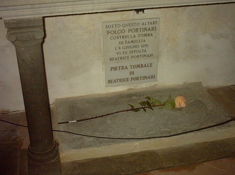 Reputed tomb stone of Beatrice Reputed tomb stone of Beatrice
