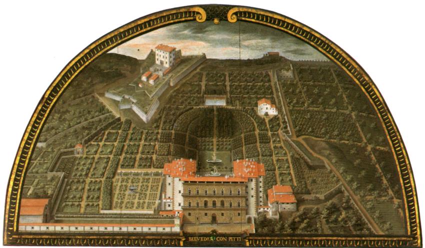 The Boboli in 1599 The Boboli in 1599