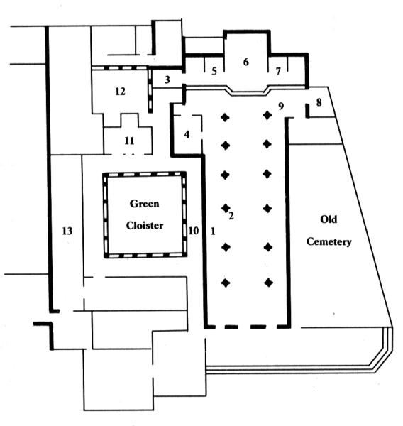 Plan of Santa Maria Novella Plan of Santa Maria Novella