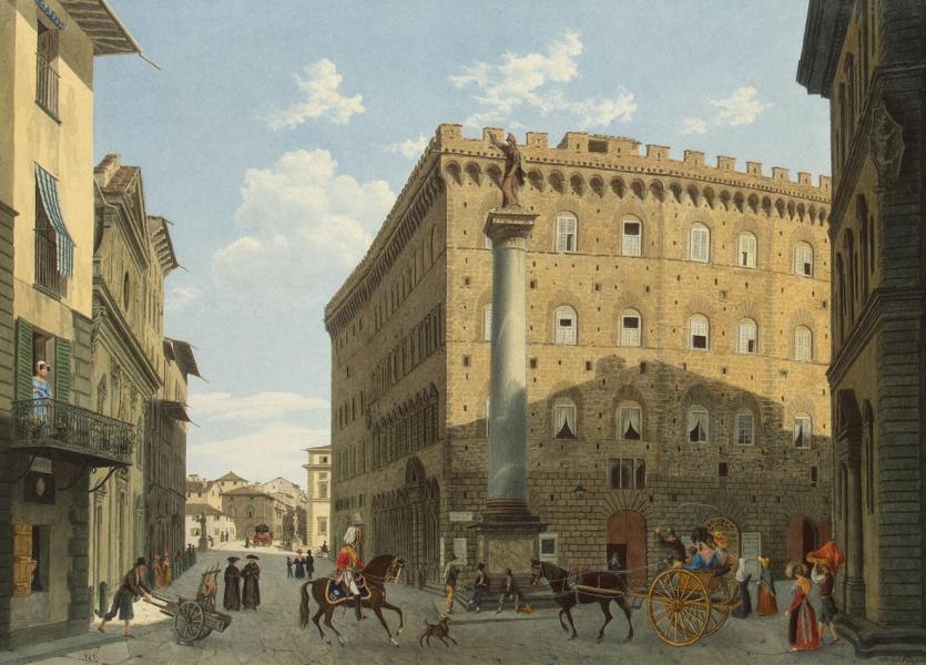 Luigi Garibbo, Piazza Santa Trinita