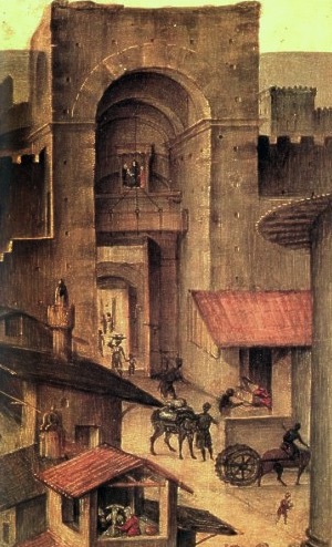 Porta S. Frediano, 1494 by Filippino Lippi Porta S. Frediano, 1494 by Filippino Lippi