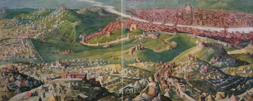 Siege of Florence, by Vasari Siege of Florence, by Vasari