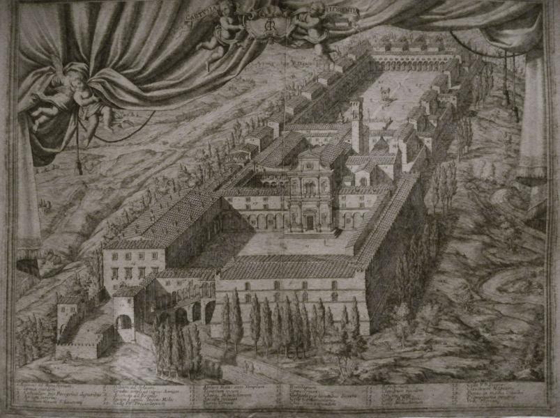The Certosa in the 1600's The Certosa in the 1600's