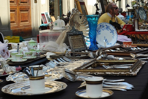 Stall in the Flea Market Stall in the Flea Market